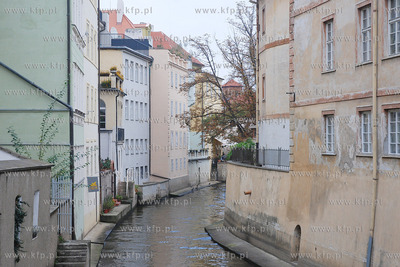 Praga (Czechy). Jedno z odnozy Weltawy
7.10.2007
Fot....