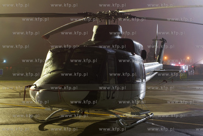 Gdansk, Rebiechowo. Nz. Bell 412HP 36 Specjalny Pulk...
