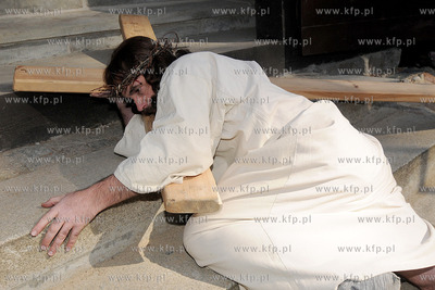 W scenerii Kaszubskiej Golgoty zostala odegrana Inscenizacja...