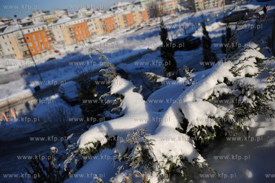 Gdansk Ujescisko. Zimowy, pelen sniegu krajobraz.
14.01.2010
fot....