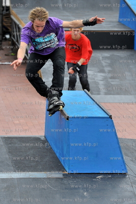 Gdansk. Plac Zebran Ludowych. Festiwal Sportow Ekstremalnych...