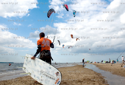 Rewa. II etap zawodow Ford Kite Cup o Puchar Polski...