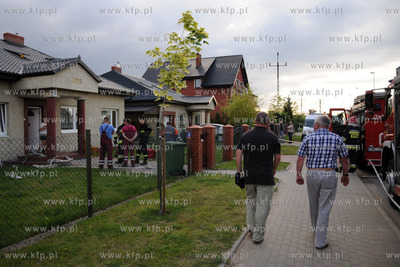 W Domu Opieki w Rumi doszlo do pozaru w pomieszczeniu...