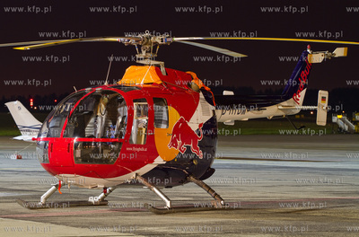 Gdanskie lotnisko odwiedzil  akrobacyjny smiglowiec...