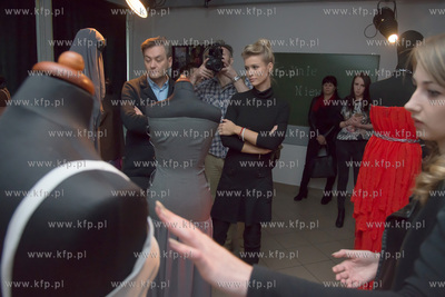 Joanna Krupa i prezydent Slupska Robert Biedron spotkal...