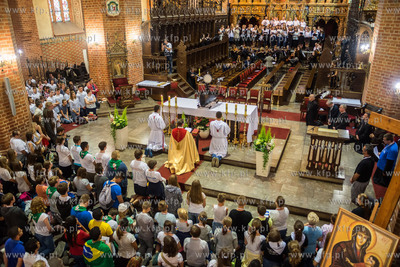 Od godzin porannych 23 lipca trwało w Pelplinie "Przystań"...