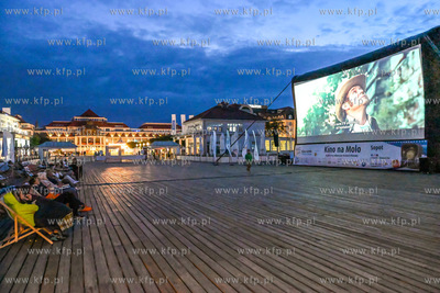 Molo w Sopocie. Lotto Kino Letnie Sopot - Zakopane...