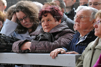 Bazylika Mariacka w Gdansku. Uroczystosci pogrzebowe...