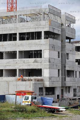 Gdansk, Oliwa. Budowa nowych Wydzialow Chemii i Bilogii...