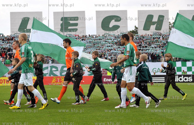 Mecz pilkarski ekstraklasy Lechia Gdansk - Zaglebie...