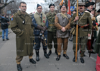 Gdanska Parada Niepodleglosc na ul. Podwale Staromiejskie....