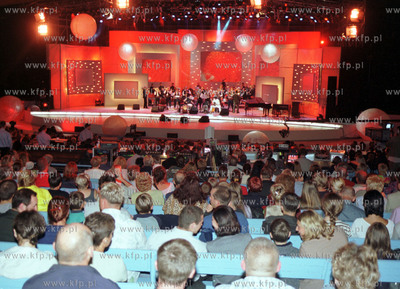 Festiwal Piosenki w Sopocie. Scena Opery Lesnej podczas...