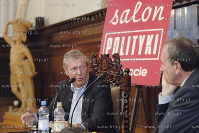 Sopot. Salon Polityki. Gosciem Daniela Passenta byl...
