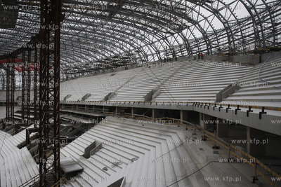 Gdansk. Budowa stadionu pilkarskiego PGE Arena.
29.11.2010
fot....