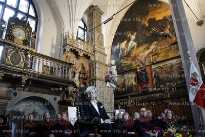 Gdańsk, Dwór Artusa. Uroczysta sesja Rady Miasta...