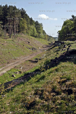 Trasa przyszlej Pomorskiej Kolei Metropolitalnej. Nz....