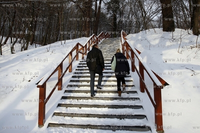 Wyremontowane wejscie na  Pacholek w Gdansku Oliwie.
29.12.2014
fot....