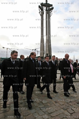 Wizyta premiera Francji  Manuela Vallsa w Gdańsku....