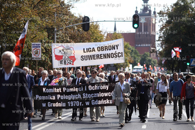 Gdansk. Uroczystosci 25 rocznicy podpisania Porozumien...