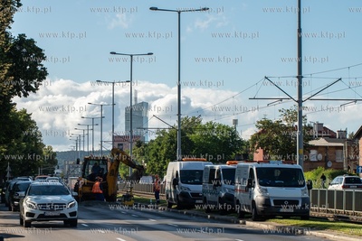 Utrudnienia drogowe na al. Grunwaldzkiej we Wrzeszczu...