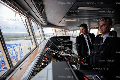 Gdansk. Terminal kontenerowy DCT. Wizyta przedstawicieli...