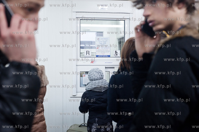 Gdansk. Remont hali glownej Dworca Glownego PKP.
Nz...