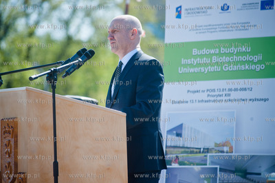 Gdansk. Batycki Kampusu Uniwersytetu Gdanskiego. Uroczystosc...