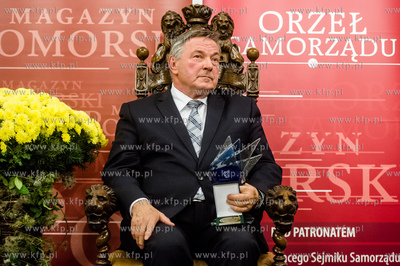 Gdansk. Ratusz Glownomiejski. Uroczystosc wreczenia...