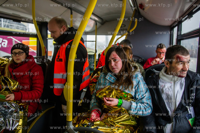 Stadion Energa Gdańsk. Ćwiczenia służb ratowniczych...