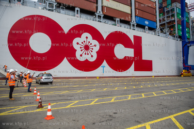 Do DCT Gdańsk zawinął największy kontenerowiec...