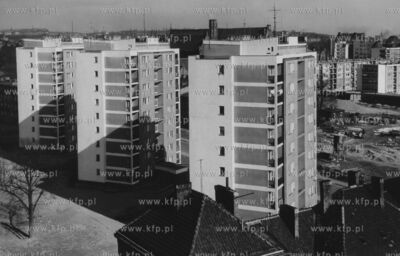 Gdansk wiezowce mieszkalne na ul. Torunskiej 05.1963...