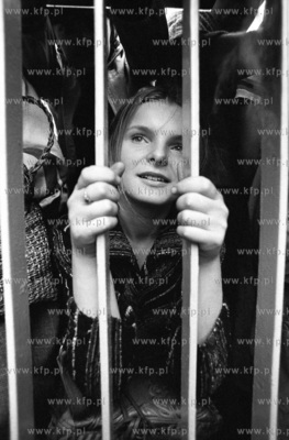 Strajk w Stoczni Gdanskiej im Lenina. Nz. mieszkancy...