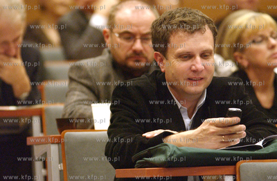 Gdansk. Aula Biblioteki Uniwersytetu Gdanskiego. Konferencja...