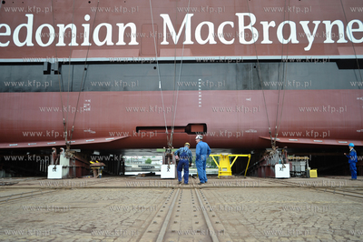 Wodowanie promu B 608/1 Finlaggan dla szkockiego armatora...