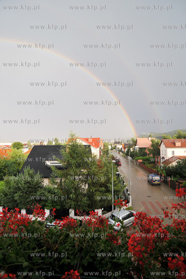 Tecza nad Rumia kolo Gdyni (pow. wejherowski)  tuz...