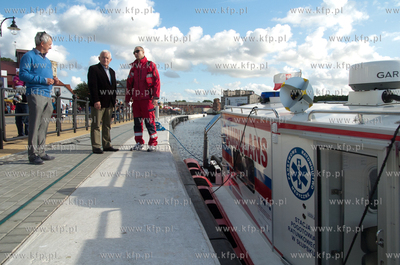 Ustka Leszek Miller, szef SLD w ramach akcji Pogodne...