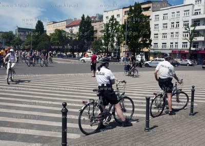 18 Metropolitalny Wielki Przejazd Rowerowy. Na zdjeciach...