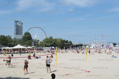 Gdynia. Plaża śródmiejska. 21.07.2018
