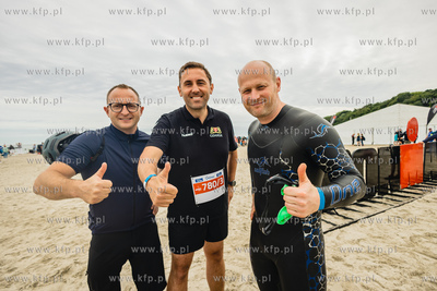 Enea IRONMAN Gdynia 2023. Na zdjęciu wiceprezydenci...