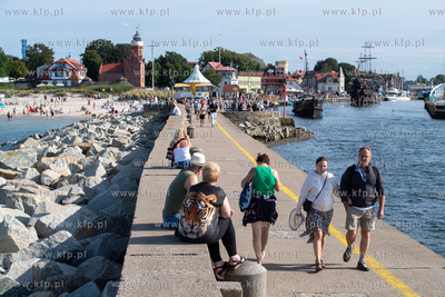 Wakacje w Ustce. 22.08.2023. Fot. Konrad Kosycarz /...