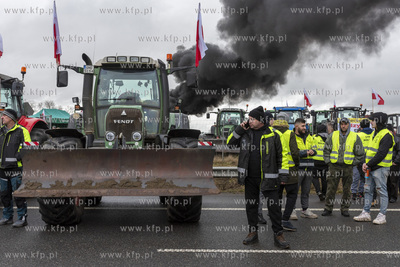 Ogólnopolski protest rolników. Akcja rolników z...