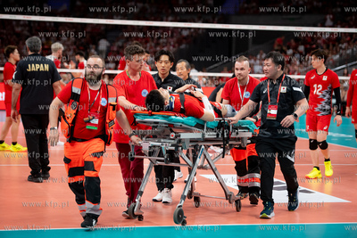 Turniej towarzyski siatkówki w Ergo Arenie. Mecz Polska...