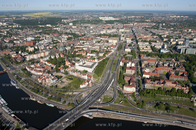Szczecin z lotu ptaka. 13.05.2009r fot. Kacper Kowalski...