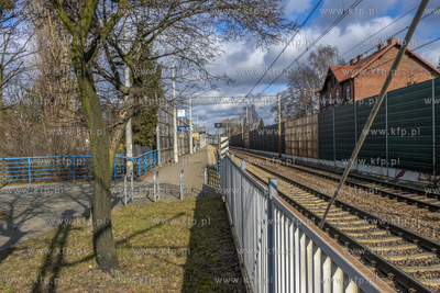 Peron stacji kolejowej Gdańsk Orunia. 04.03.2020
fot....