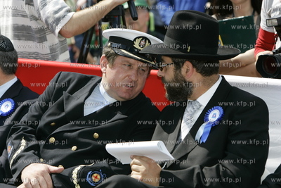 Stoczni Gdynia, ceremonia chrztu samochodowca Ro-Ro...