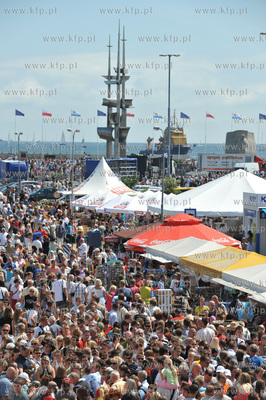 Gdynia The Tall Ships Races 2009. Tlumy turystow i...