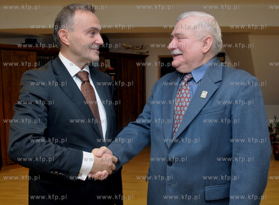 Gdansk. Prezydent, Lech Walesa, Honorowy Obywatel Gdyni,...