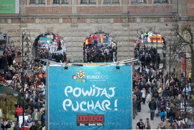 Oficjalne powitanie pucharu Henri Delaunaya w Gdansku....