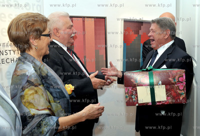 70 urodziny Lecha Walesy w oliwskim Palacu Opatow w...