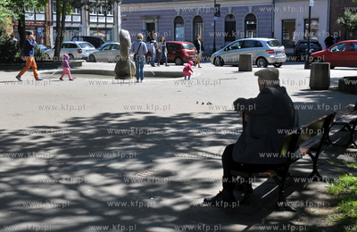 Gdansk. Skwer pomiedzy ulicami Swietojanska i Szeroka...